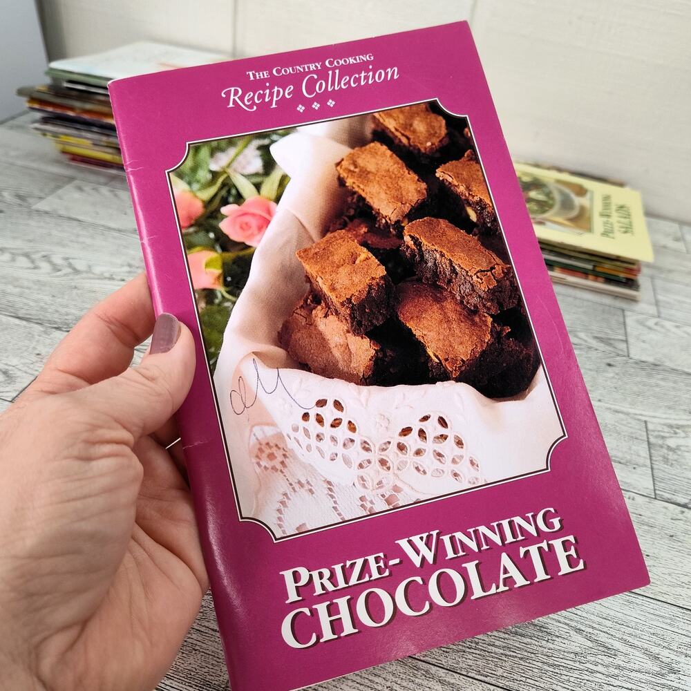 Country Cooking Prize-Winning Chocolate RECIPE CARDS Collection Cookbook Booklet